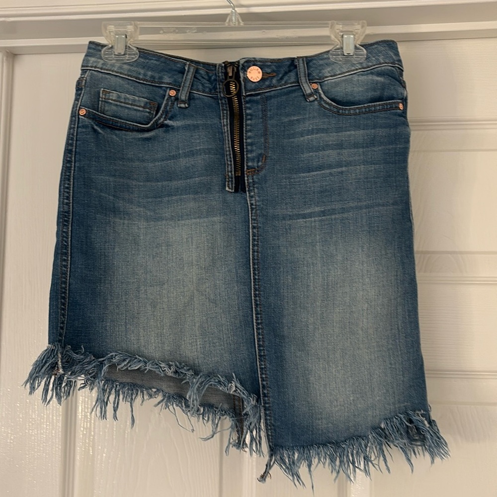 William Rast denim mini skirt
